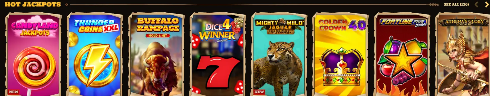 jackpots games Spinsy casino online 